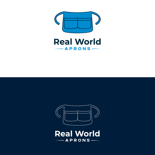 Real World Aprons Logo Design by QuickCrea™