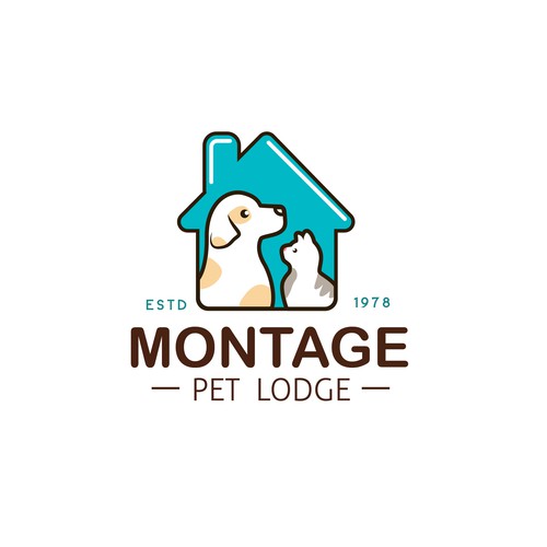 Pet hotel logo Design by ElenaPozdno