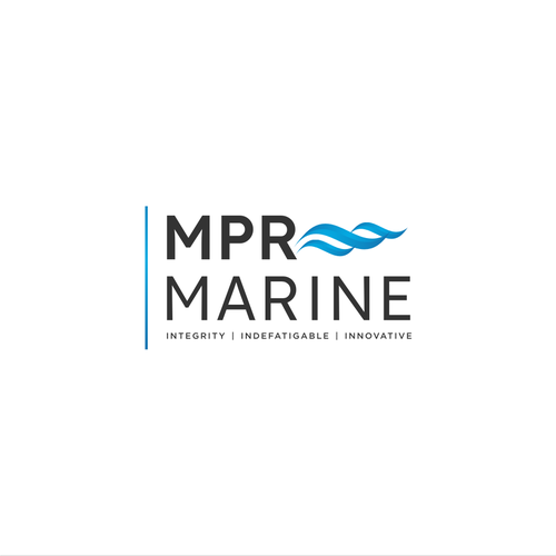 A Logo for a young, fresh, but with a nod to tradition, Maritime Consulting and Support Company. Design by pecas