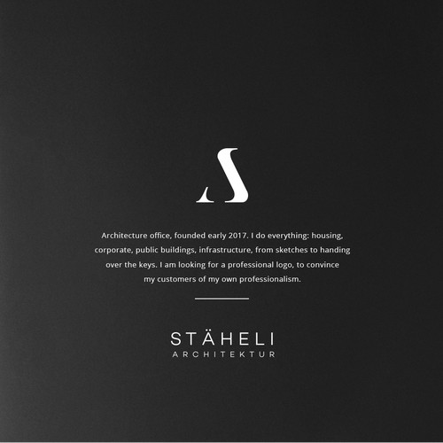 Modern Logo for new Swiss Architecture Office Design by mimi.art