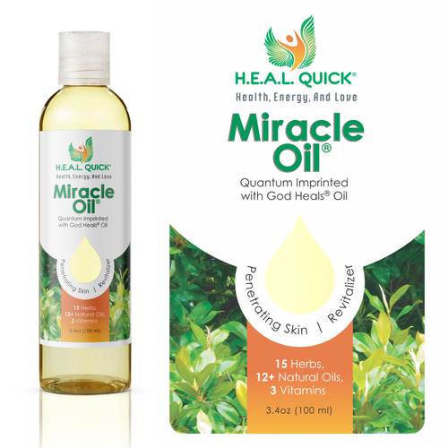 Label for Miracle Oil Design by Hecko