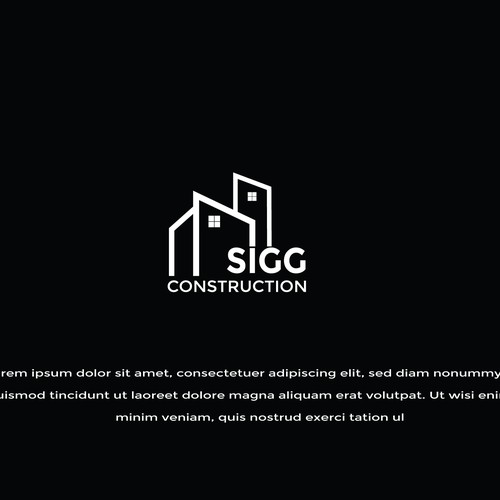 New architectural house image/logo for high end home builder in Colorado, USA Design by tofayelnasimDesign