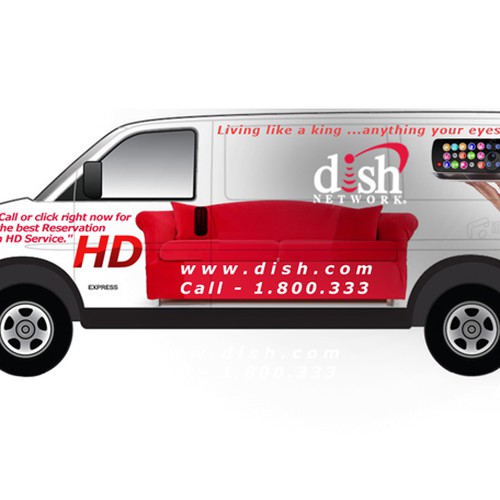 Diseño de V&S 002 ~ REDESIGN THE DISH NETWORK INSTALLATION FLEET de ArtDsg