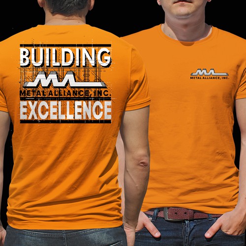 T-shirt design for high quality construction company Design by *DCLA*