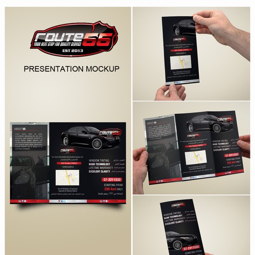 Brochure for Auto business Design by Nandita Pal