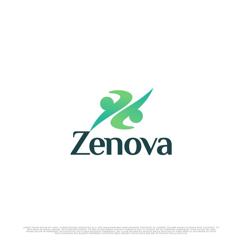 Zenova Logo: Revolutionary suite of health and wellness mobile apps Design by Esui Studio