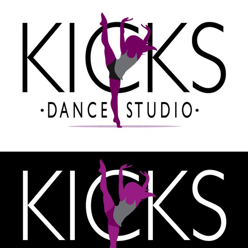 Kicks Dance Studio needs a new logo Design by SHANAshay