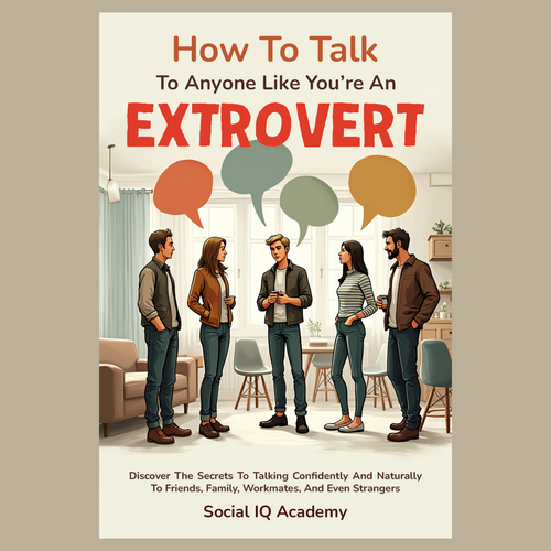 Design a catchy "How To Talk To Anyone" book cover Design by Alexandr_up