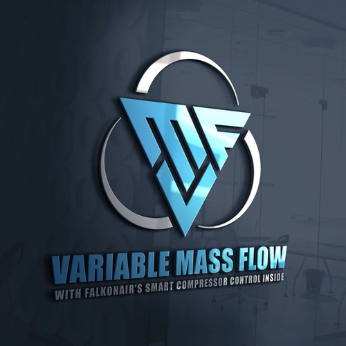Falkonair Variable Mass Flow product logo design Diseño de jemma1949