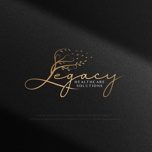 Elegant Professional Healthcare Staffing Logo (female owned) Design by .MyArt.