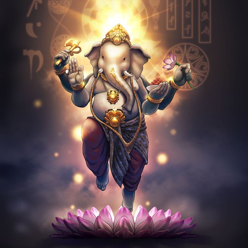 Create A Regal Powerful Rendition Of Lord Ganesha Illustration Or Graphics Contest 99designs