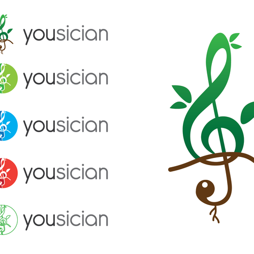 Logo for Yousician - the future of music learning! Design réalisé par Mealhack