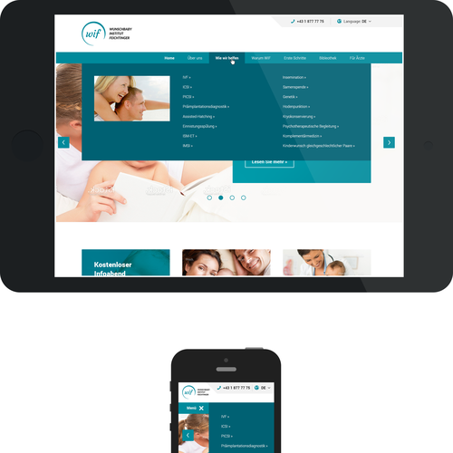 Web page design contest entry by fuchs@99