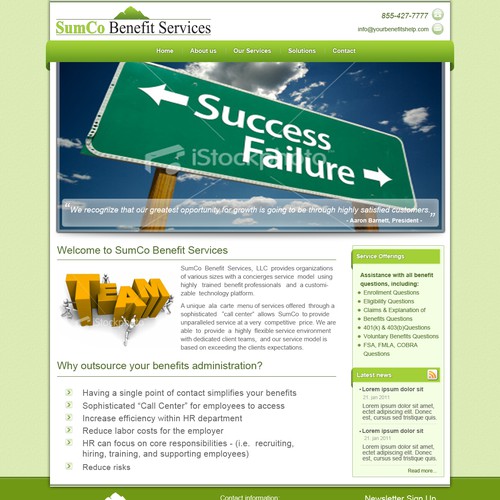 Sumco needs a new website design Design by Majac