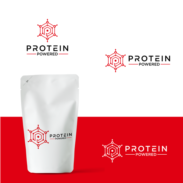 Design by 1_Earth titled "PROTEIN POWERRED"