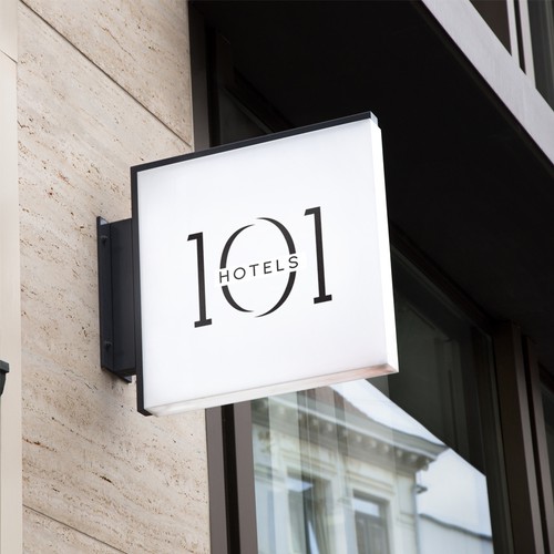 Create a logo for a podcast called - Hotels 101 - incorporate a hotel in the logo Design by des13n ©