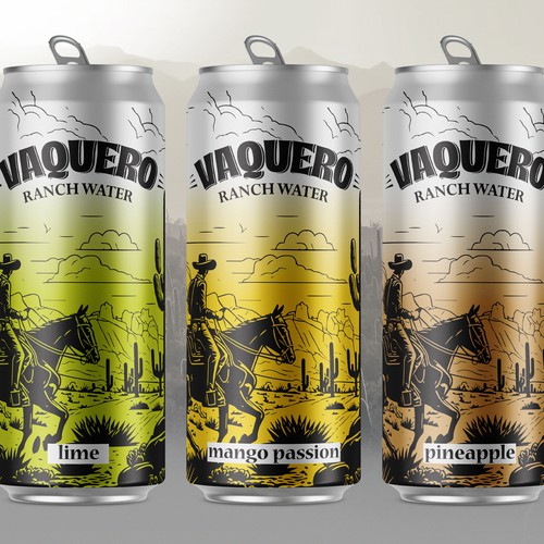 design a label for a new "Ranch Water" by the name of  "Vaquero" Design by Beaver Creative