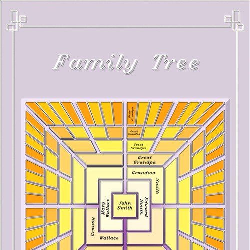 コンペ「Design a unique and stylish way of showing the family tree」のデザイン by GRAOGRAMANさん 