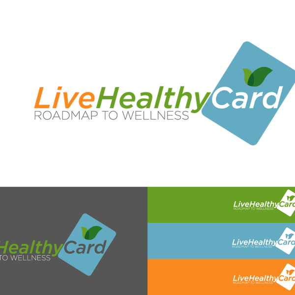 Create a wellness logo that will capture every age group for LiveHealthyCard