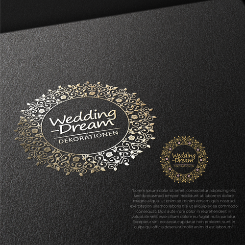 "Gestalte unser Corporate Design für Wedding-Dream (Hochzeitsdekorationen)" winning Logo & brand identity pack