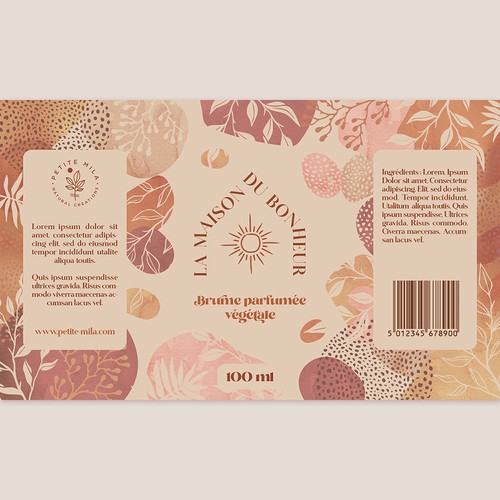 Product label contest entry by Ameline Studio