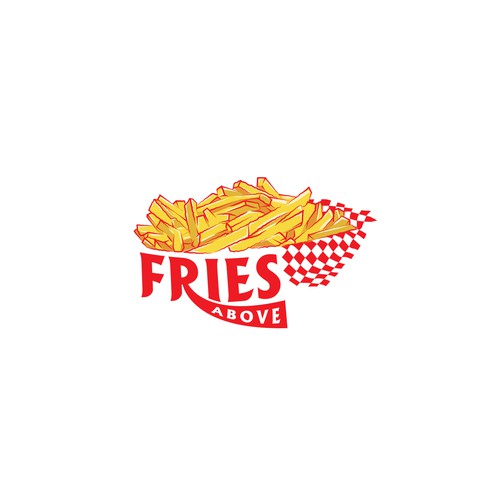 French Fries Restaurant Logo Design by M1SFA