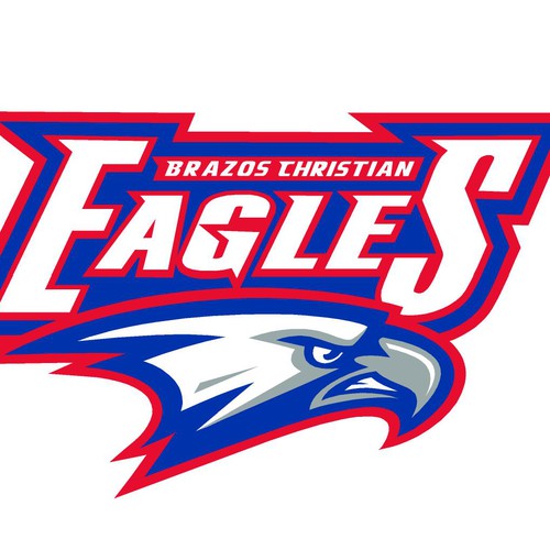 Design an orignal EAGLE mascot for Brazos Christian School Design by fs42158