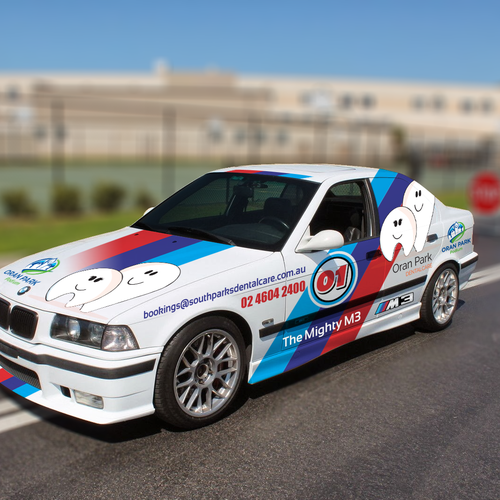 BMW M3 Racing Car Design Design by RasterGraphics
