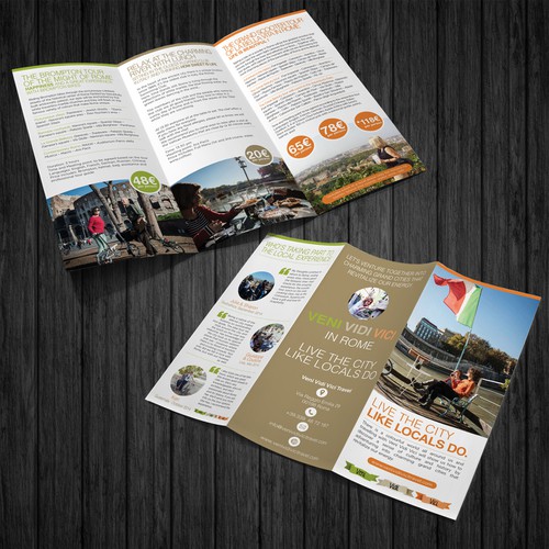 Let's venture togheter to create a charming brochure about the MIGHT OF ROME. Are you a REaL roman? Design by shoosh75