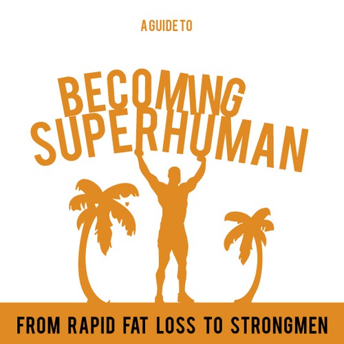 "Becoming Superhuman" Book Cover Design by Chanelle777