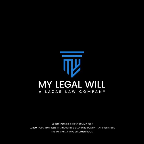 Sleek and Trustworthy Logo Design for My Legal Will Design by Creago
