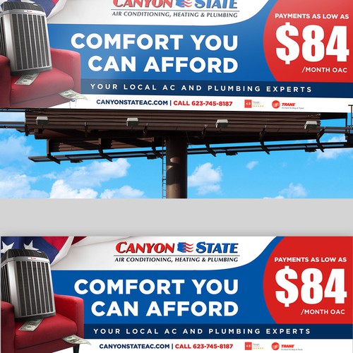 Design An Eye-Catching Billboard For An HVAC Company Design von Margoudee