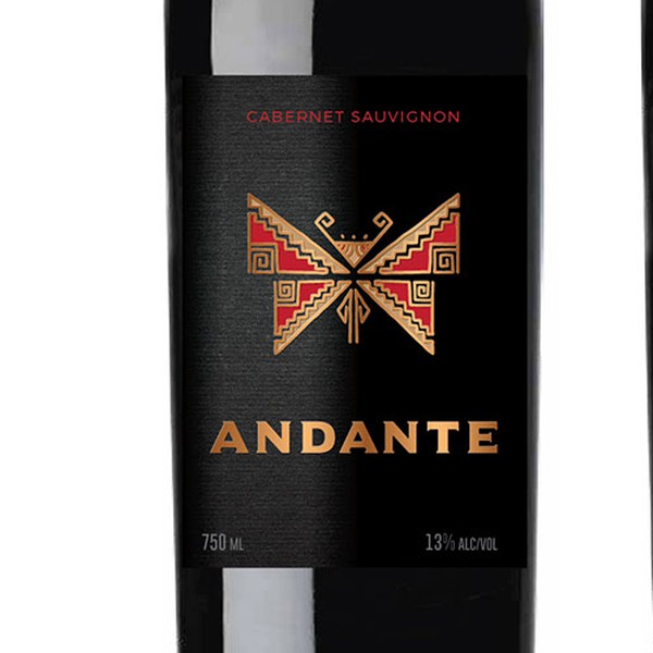 Design by Sonia Maggi titled "Chilean Wine Label Design"