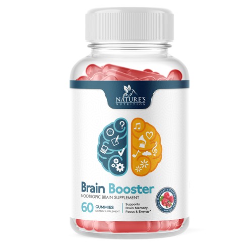 Brain Booster Supplement Design Needed for Nature's Nutrition Design by UnderTheSea™