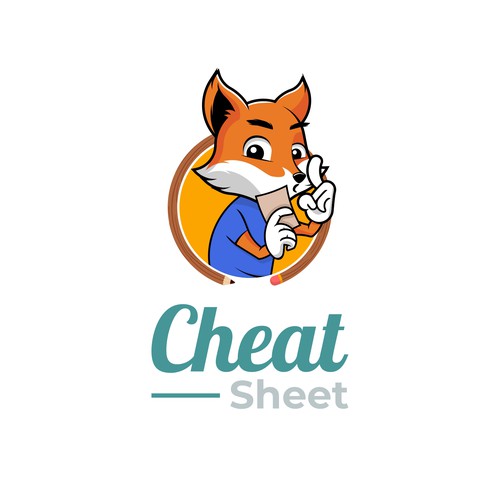 Unique descriptive combo mascot Logo that embodies the action of cheating on a test & shortcuts Design von DevDevit   ★ ★ ★ ★ ★