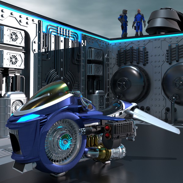 Enduro ll flying motorcycle