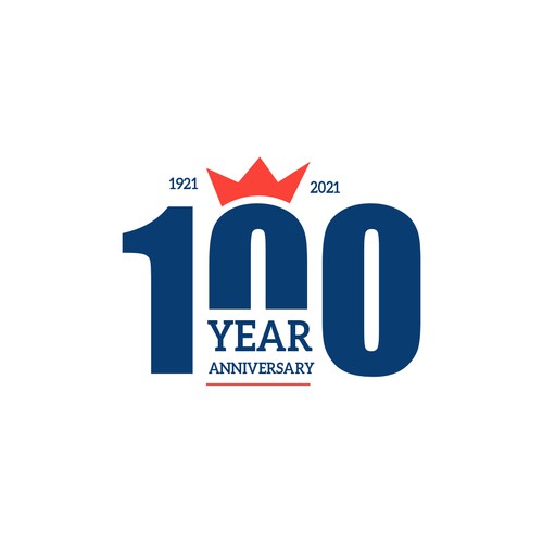 Centennial Anniversary Logo Design von alediba