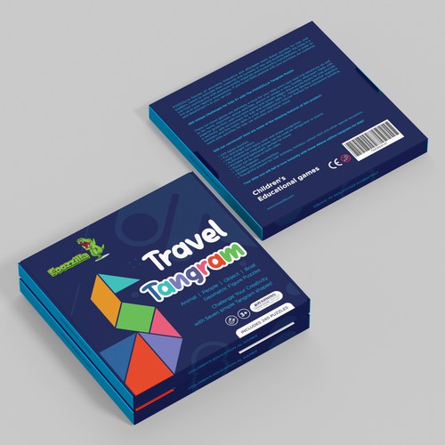 Toy Tangram Puzzle for Kids Design by CUPEDIUM