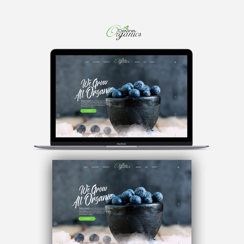 Design One of The Biggest Organic Farm in America Website Réalisé par JPSDesign ✔️