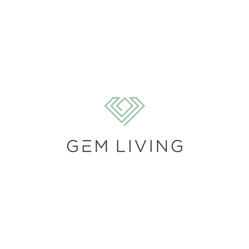 Geometrical, minimalist, modern brand design for Gem Living Design by M a i s y a