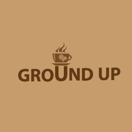 Create a logo for Ground Up - a cafe in AOL's Palo Alto Building serving Blue Bottle Coffee! Ontwerp door Decodya Concept