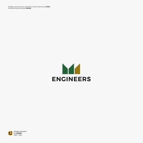 Contemporary feel for Engineer Consultants who want to stand out Design by lariso™