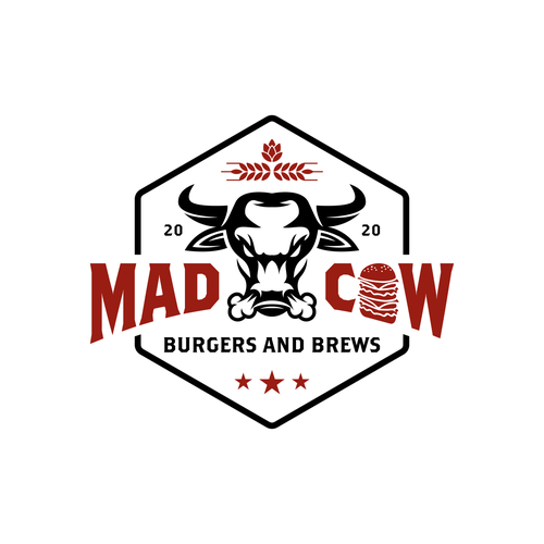 Designs | Design a rowdy logo for a Burgers n Brews restaurant called ...