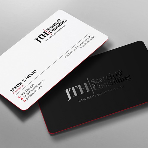 Business Card Design for Executive Search Firm Design by chandrayaan.creative