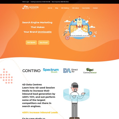 Proposition sur un concours de Design de page web, réalisée par GOMAA BASHA