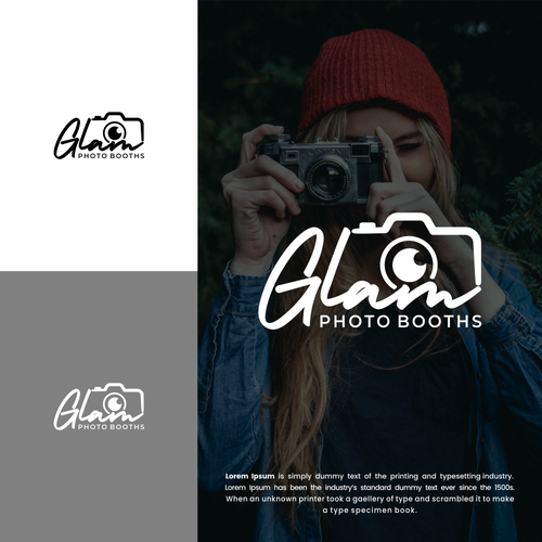Logo for a photo booth business Design by AuNaf™