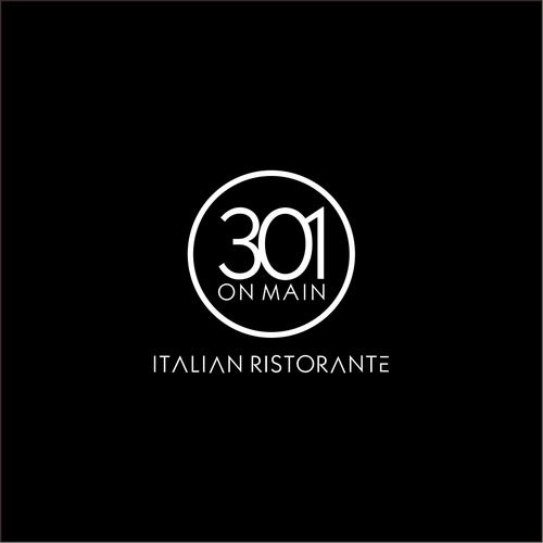 RESTAURANT 301 ADD ITALIAN RISTORANTE under logo Design by tawwoon