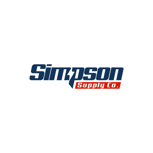 Logo for Simpson Supply Co. Design by unreal studio