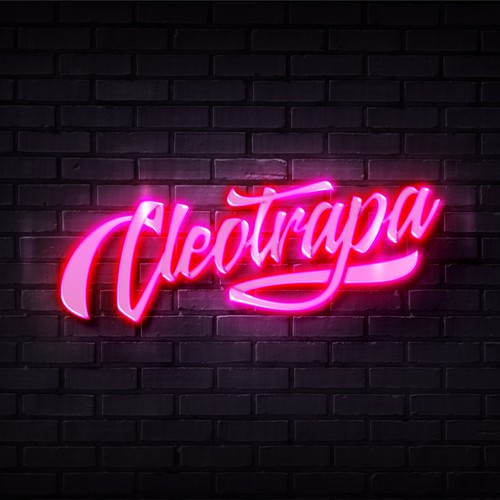 CLEOTRAPA Artist Name Logo Design by ACK Design