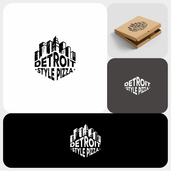 Logo For Pizza "Detroit Style Pizza"
